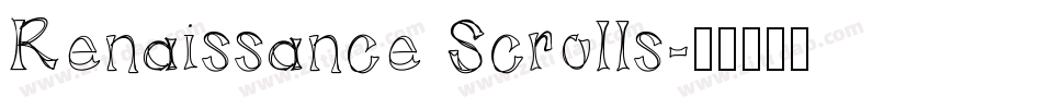 Renaissance Scrolls字体转换